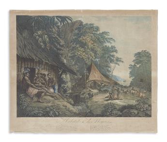 FRERET, LOUIS (after.) Habitation des Negres * Le Culte des Negres * Le Mariage des Negres * Arrivee des Europeens en Afrique.